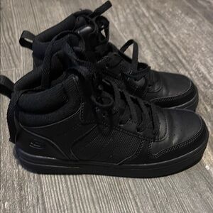 Skechers Black Leather High-Tops
